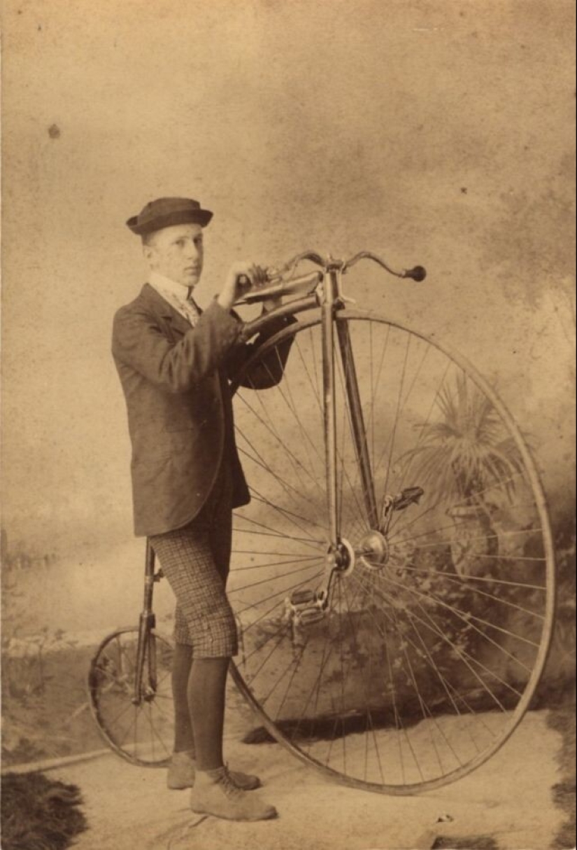 Historia de la bicicleta: El Penique-Farthing, o Rueda Alta