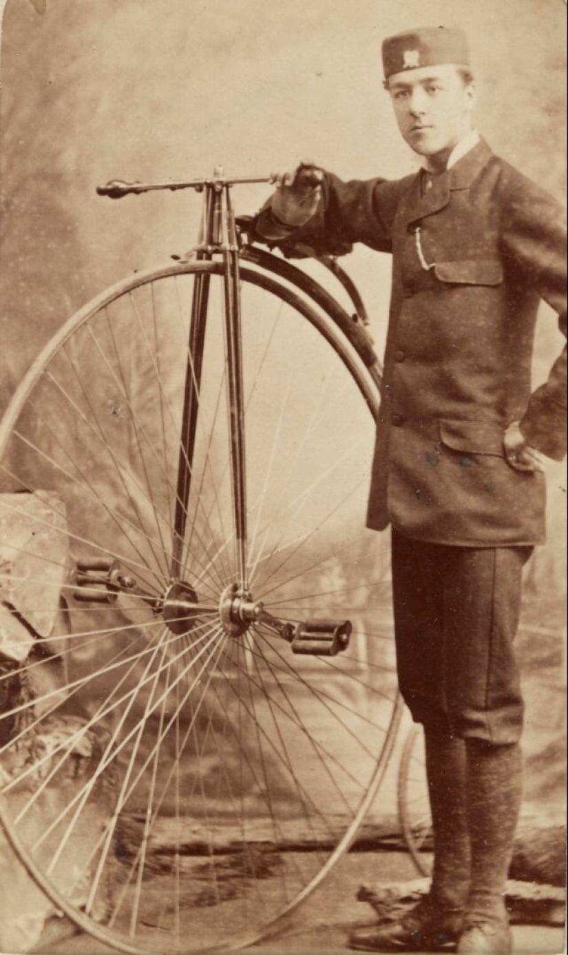 Historia de la bicicleta: El Penique-Farthing, o Rueda Alta