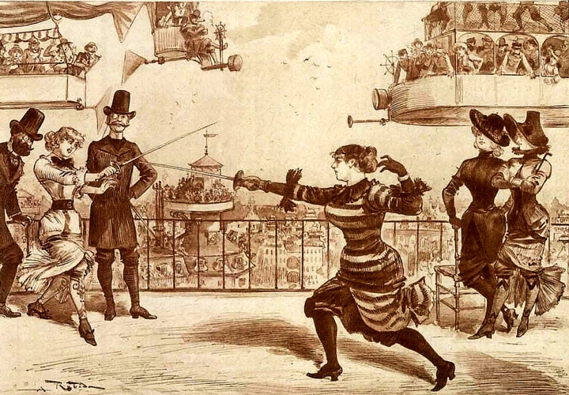 History of women's duels History of women's duels