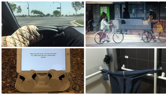 Hogar genios que van a encontrar una manera de salir de cualquier situación