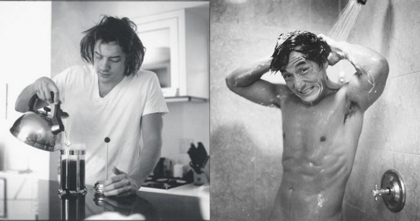 Hombres temprano en la mañana