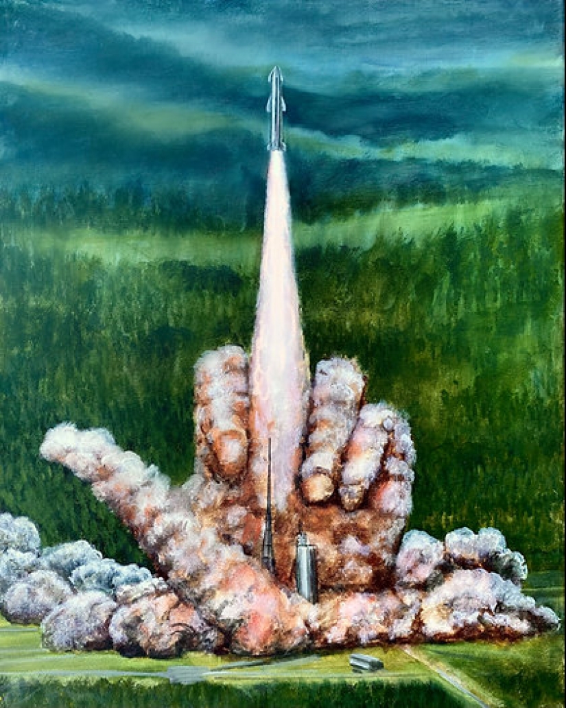 Hooligan artist Travis Chapman and his provocative paintings Hooligan artist Travis Chapman and his provocative paintings