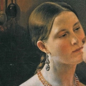 How in Russia there was a custom to kiss on the lips