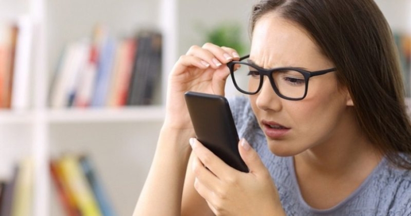 How smartphone lovers keep their eyesight