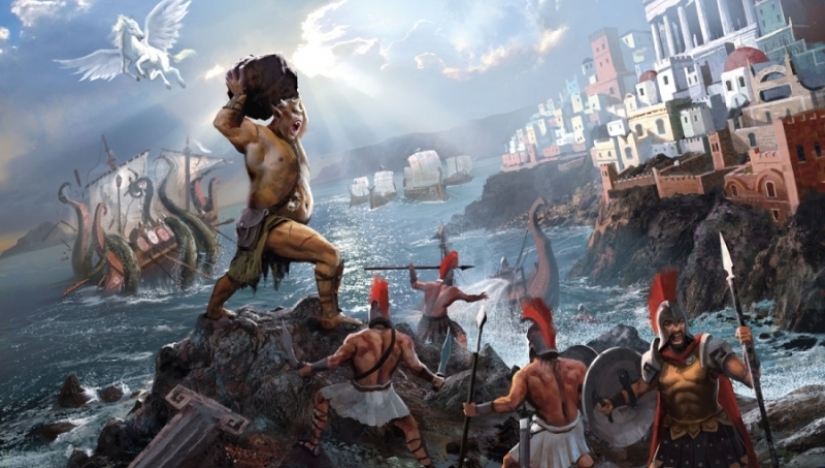 How the Cyclopes appeared in ancient mythology, and where do elephants and ponies come from How the Cyclopes appeared in ancient mythology, and where do elephants and ponies come from