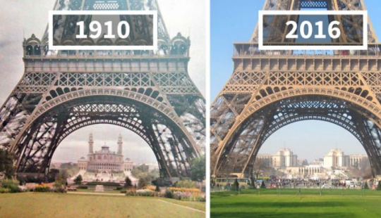 How the world has changed in 100 years: before and after photos