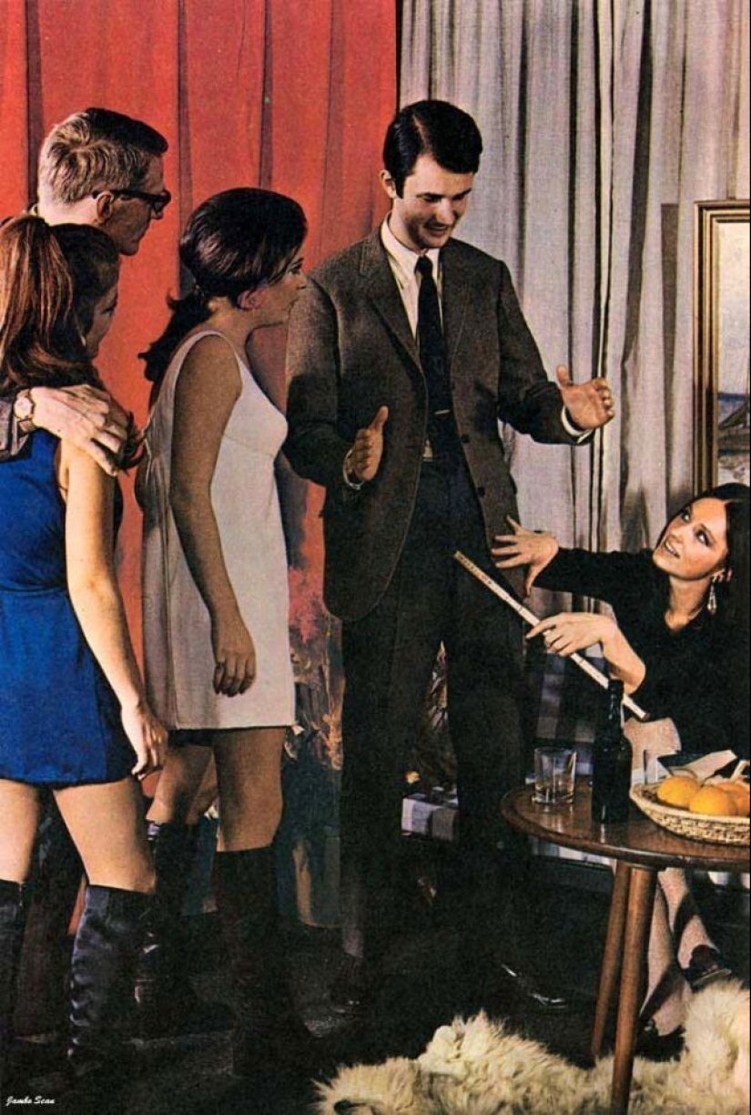 How they lit up at parties in the 1970s How they lit up at parties in the 1970s