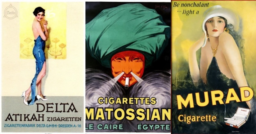 How to get people to smoke? Cigarette advertising in the 1920s and 30s