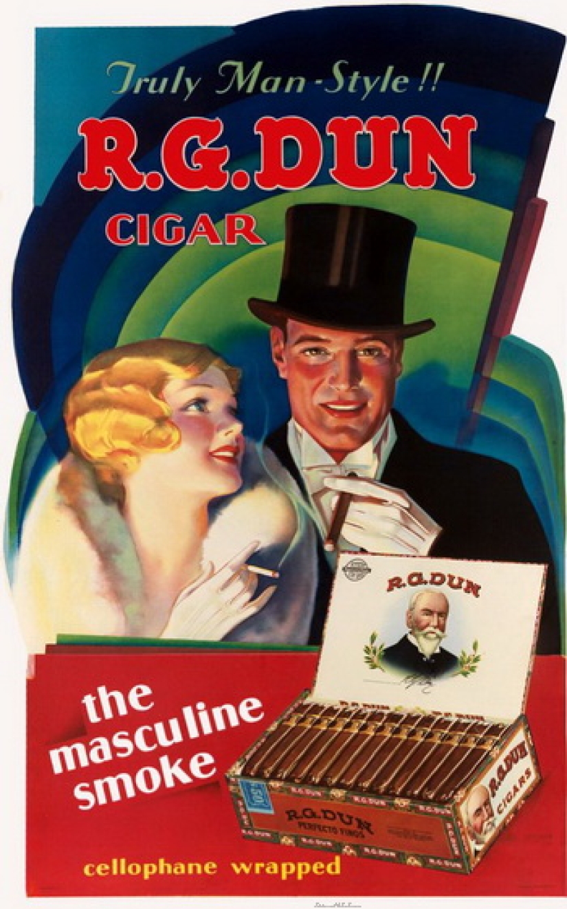 How to get people to smoke? Cigarette advertising in the 1920s and 30s