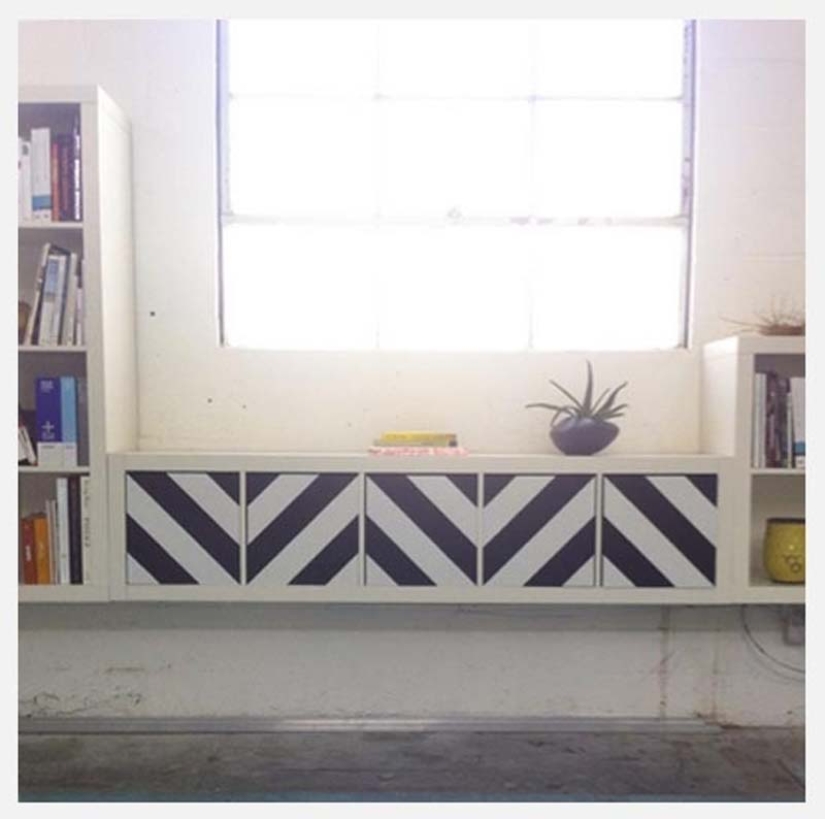 How to update things with self-adhesive tape