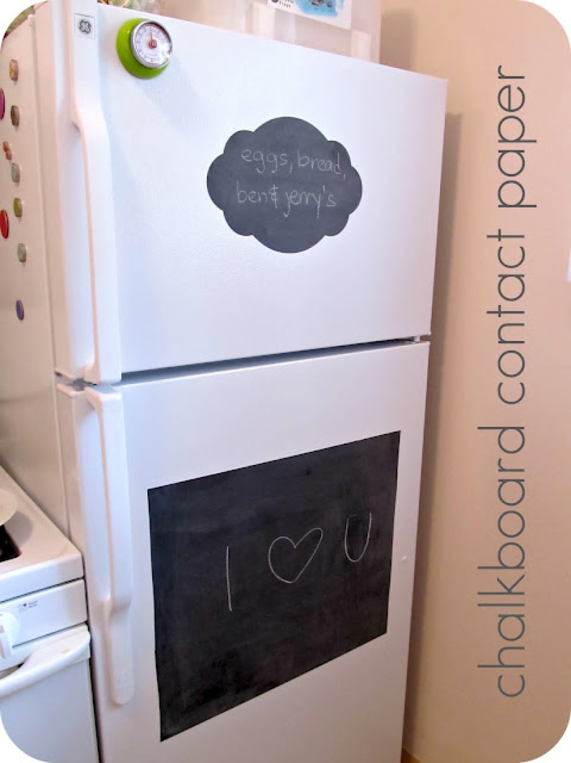 How to update things with self-adhesive tape