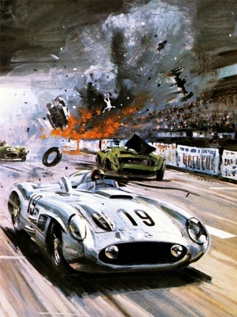 How was the accident at the race in Le Mans, the most terrible tragedy in the world of Motorsport