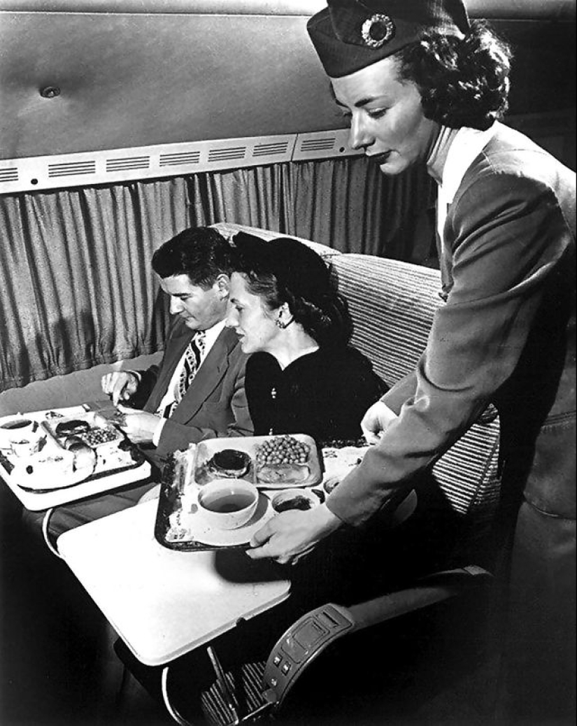 How we used to fly first class: caviar, any alcohol, smoking right in the seat and a full-fledged berth