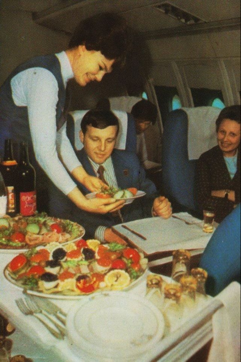How we used to fly first class: caviar, any alcohol, smoking right in the seat and a full-fledged berth