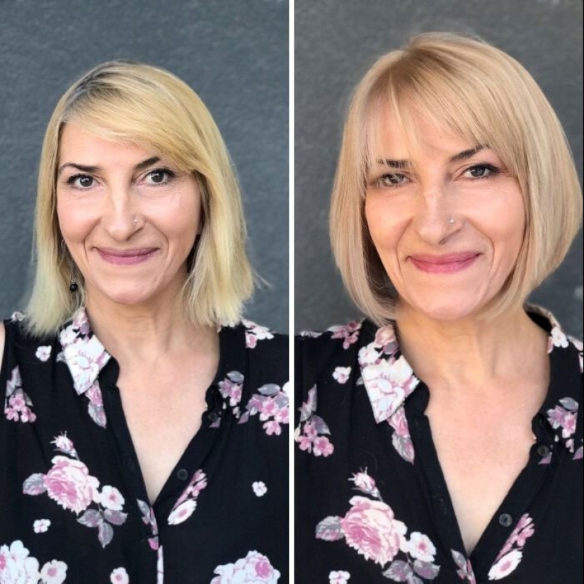 How well-chosen hairstyles change people: 33 photos before and after haircuts