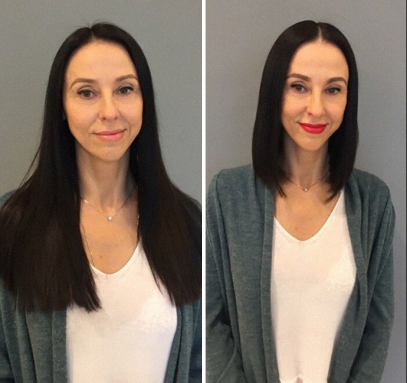 How well-chosen hairstyles change people: 33 photos before and after haircuts