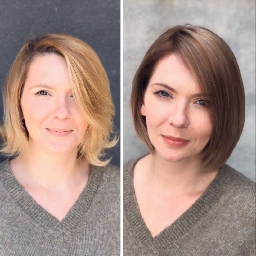 How well-chosen hairstyles change people: 33 photos before and after haircuts
