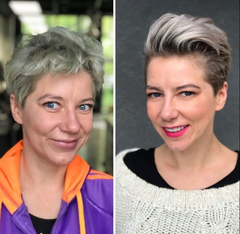How well-chosen hairstyles change people: 33 photos before and after haircuts