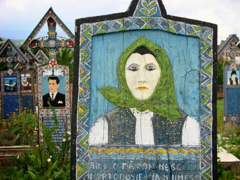 Humor negro en el cementerio rumano