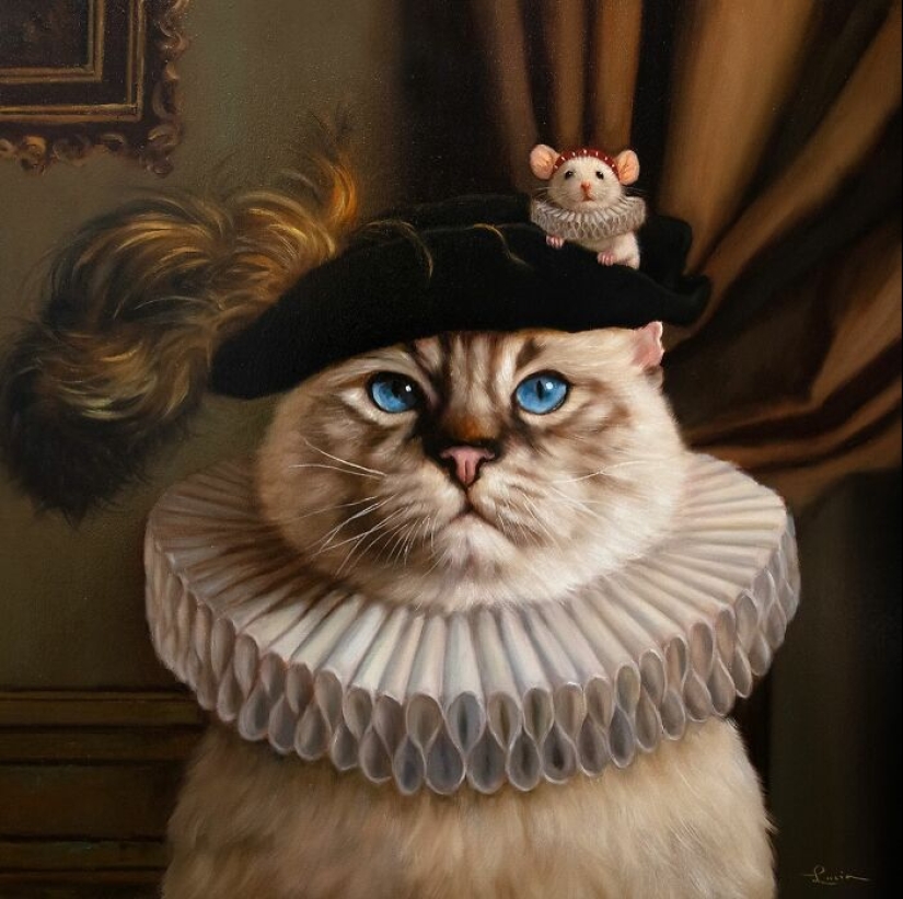 Humorous Animal Paintings By Lucia Heffernan