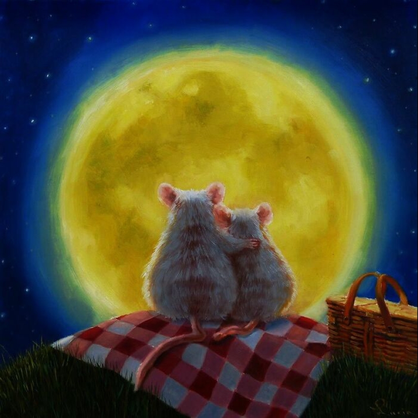 Humorous Animal Paintings By Lucia Heffernan