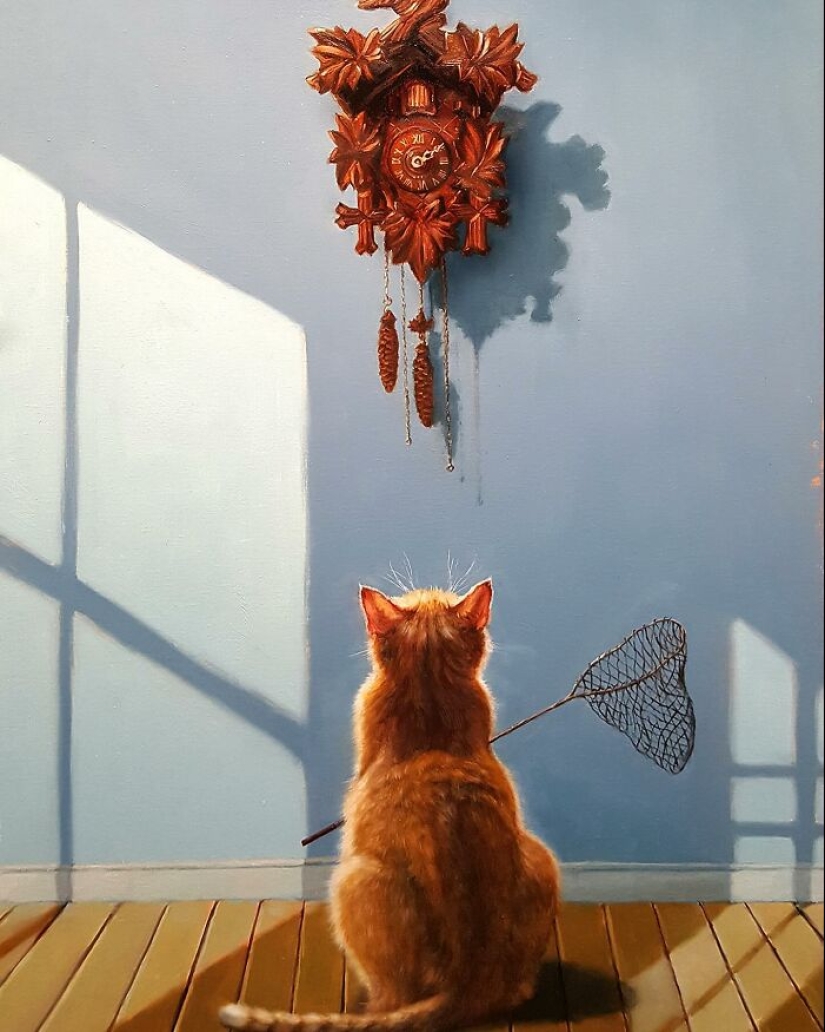 Humorous Animal Paintings By Lucia Heffernan