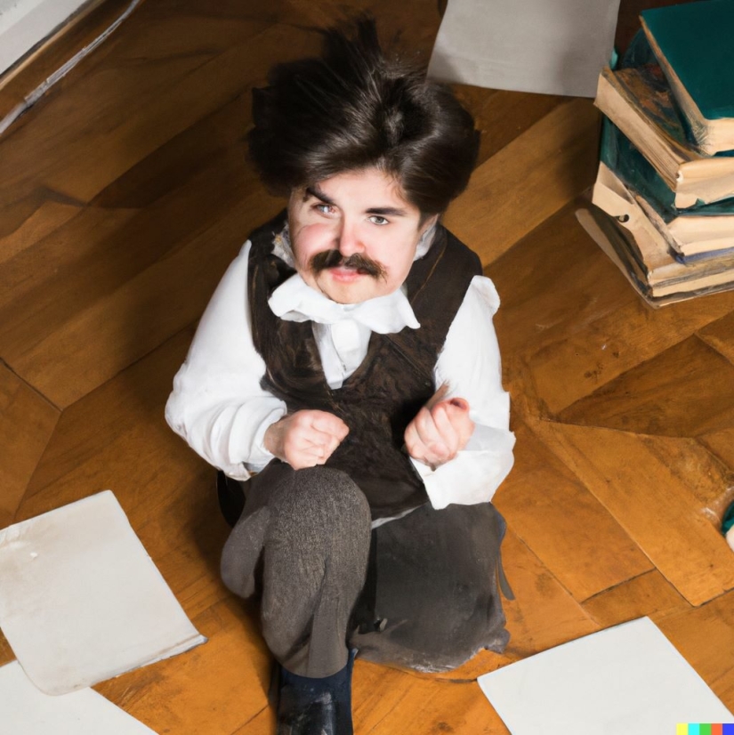 I am an artist - this is how I see it, or "Masterpieces" of a soulless neural network