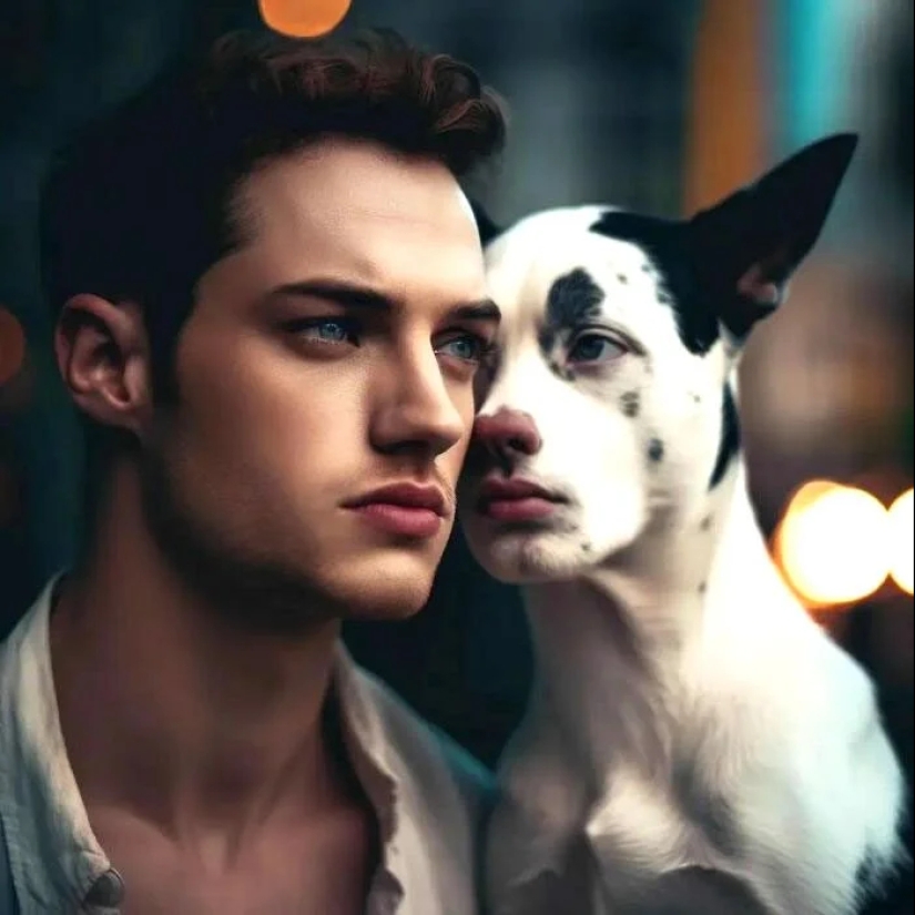 I am an artist - this is how I see it, or "Masterpieces" of a soulless neural network