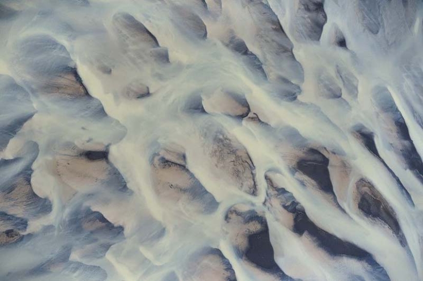 Icelandic rivers - view from above