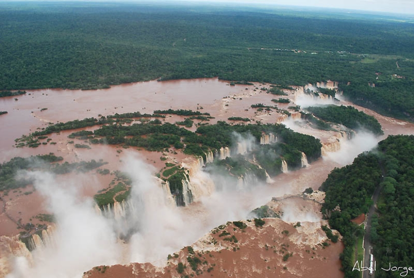 Iguazu Waterfall — big water on the border of two countries