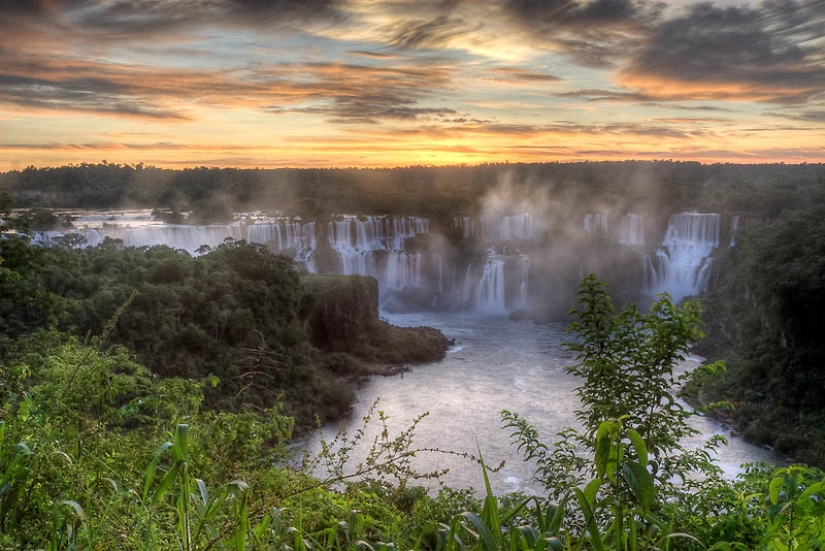 Iguazu Waterfall — big water on the border of two countries