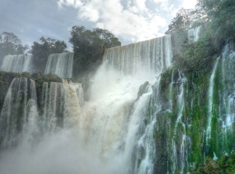 Iguazu Waterfall — big water on the border of two countries