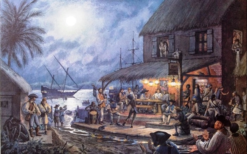 I'll be damned! This is the only surviving pirate graveyard I'll be damned! This is the only surviving pirate graveyard