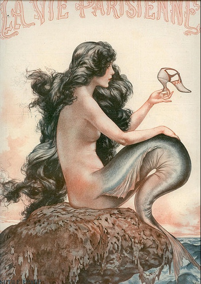 Illustrations of the legendary magazine La Vie Parisienne with a touch of eroticism in the Art Nouveau style Illustrations of the legendary magazine La Vie Parisienne with a touch of eroticism in the Art Nouveau style