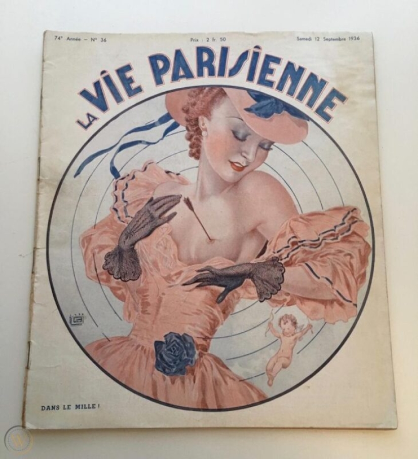 Illustrations of the legendary magazine La Vie Parisienne with a touch of eroticism in the Art Nouveau style Illustrations of the legendary magazine La Vie Parisienne with a touch of eroticism in the Art Nouveau style
