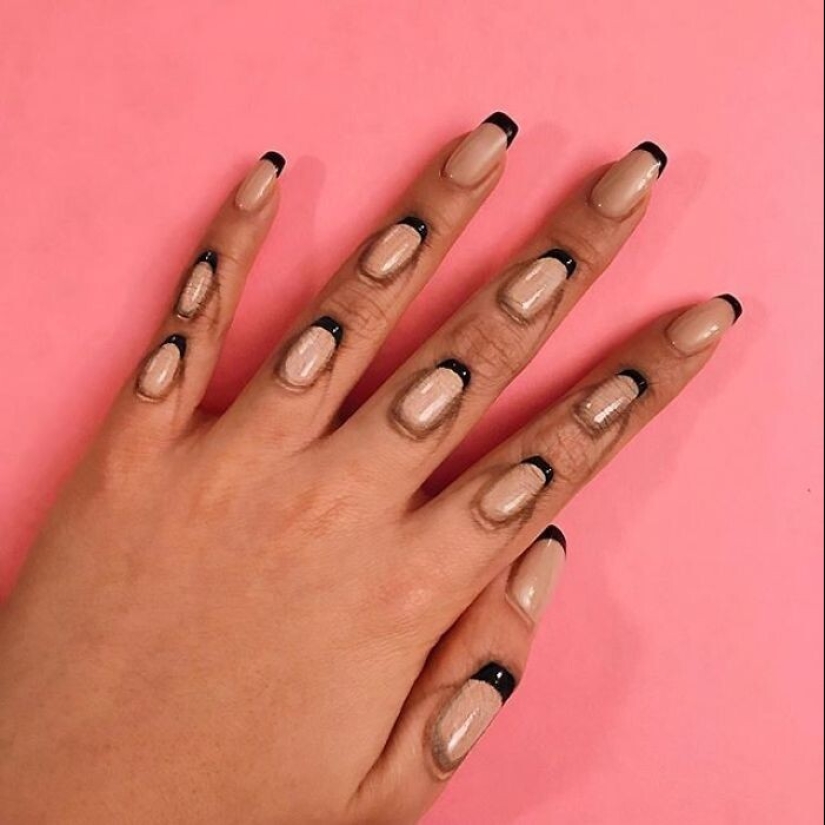 Ilusión óptica sobre su propio cuerpo y de la genialidad de maquillaje Mimi Choi Ilusión óptica sobre su propio cuerpo y de la genialidad de maquillaje Mimi Choi