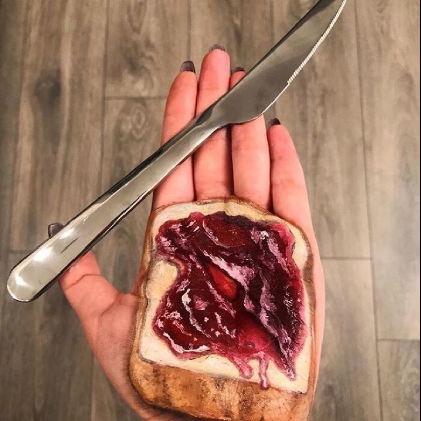 Ilusión óptica sobre su propio cuerpo y de la genialidad de maquillaje Mimi Choi Ilusión óptica sobre su propio cuerpo y de la genialidad de maquillaje Mimi Choi