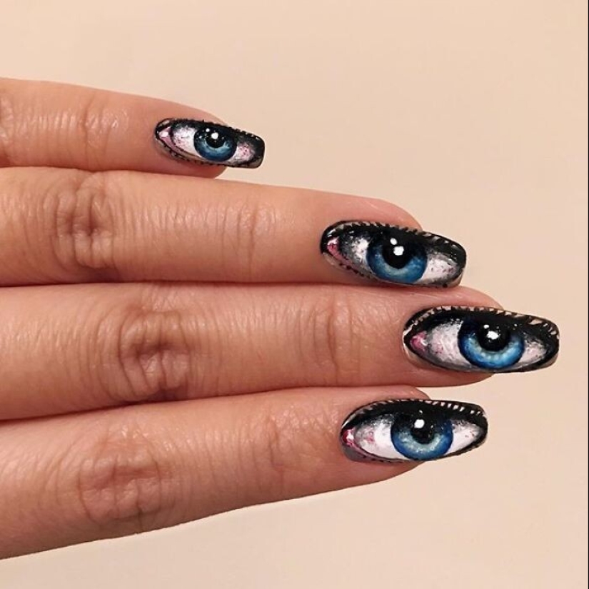 Ilusión óptica sobre su propio cuerpo y de la genialidad de maquillaje Mimi Choi Ilusión óptica sobre su propio cuerpo y de la genialidad de maquillaje Mimi Choi