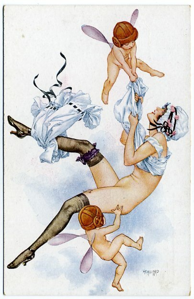 Ilustraciones de la legendaria revista La Vie Parisienne con un toque de erotismo en el estilo Art Nouveau Ilustraciones de la legendaria revista La Vie Parisienne con un toque de erotismo en el estilo Art Nouveau