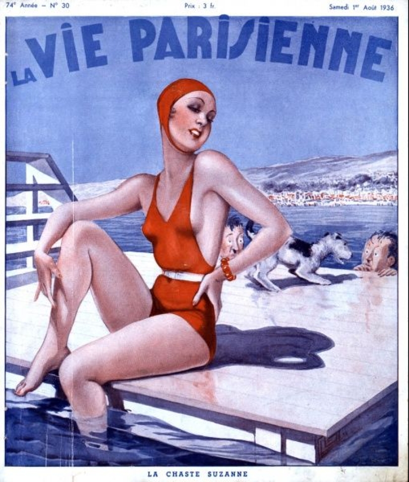 Ilustraciones de la legendaria revista La Vie Parisienne con un toque de erotismo en el estilo Art Nouveau Ilustraciones de la legendaria revista La Vie Parisienne con un toque de erotismo en el estilo Art Nouveau