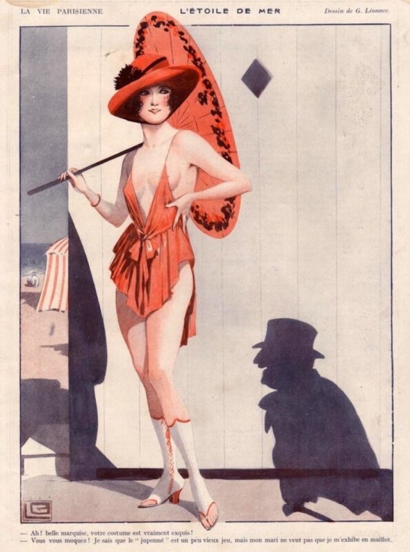 Ilustraciones de la legendaria revista La Vie Parisienne con un toque de erotismo en el estilo Art Nouveau Ilustraciones de la legendaria revista La Vie Parisienne con un toque de erotismo en el estilo Art Nouveau