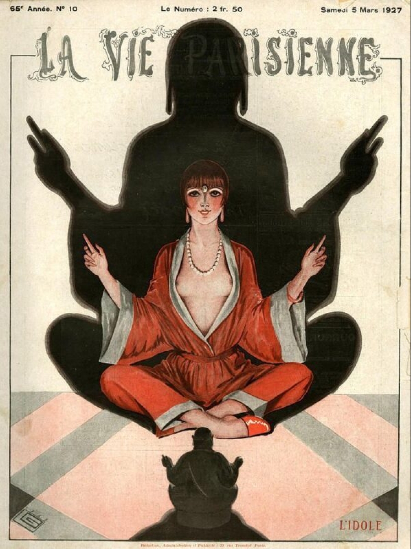 Ilustraciones de la legendaria revista La Vie Parisienne con un toque de erotismo en el estilo Art Nouveau Ilustraciones de la legendaria revista La Vie Parisienne con un toque de erotismo en el estilo Art Nouveau