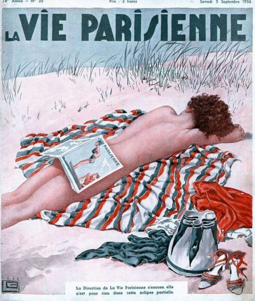 Ilustraciones de la legendaria revista La Vie Parisienne con un toque de erotismo en el estilo Art Nouveau Ilustraciones de la legendaria revista La Vie Parisienne con un toque de erotismo en el estilo Art Nouveau