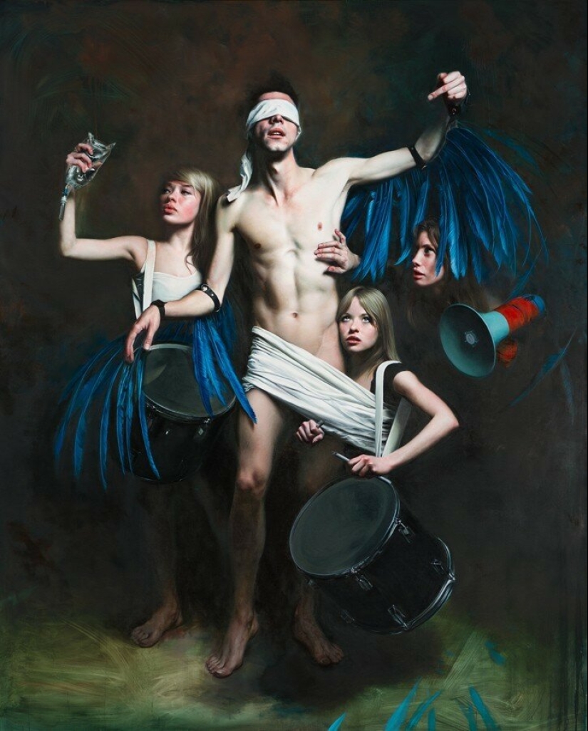 Imágenes de contemporáneos en el duro Renacimiento de Mitch Griffiths