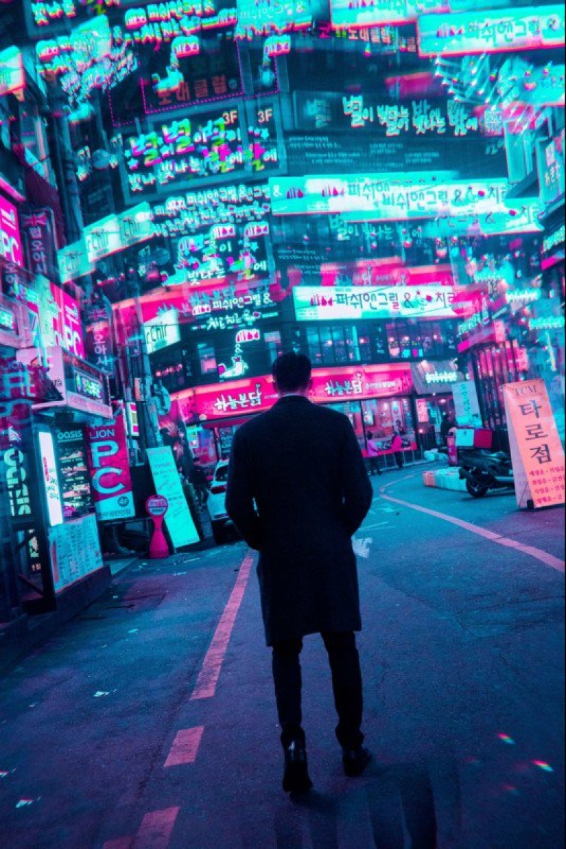 Imágenes de Tokio y Seúl a través de filtros fractales Imágenes de Tokio y Seúl a través de filtros fractales