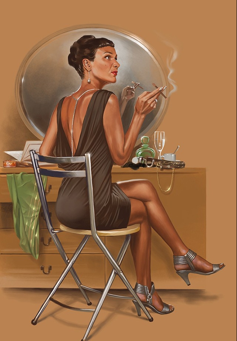 Impresionante "Soviética" pin-up de Valeria Barykina Impresionante "Soviética" pin-up de Valeria Barykina