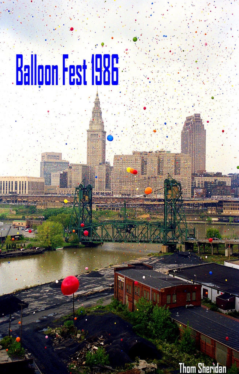 In 1986, Cleveland was attacked by ... balloons In 1986, Cleveland was attacked by ... balloons