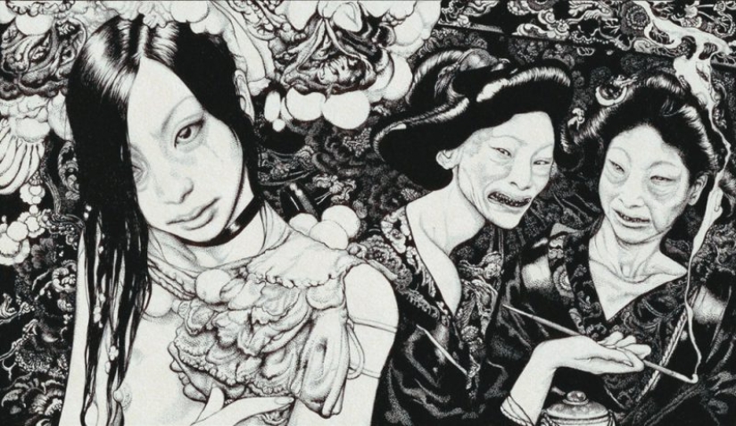 Incontrolada de la sexualidad en las pinturas Vani Zhuravliova Incontrolada de la sexualidad en las pinturas Vani Zhuravliova