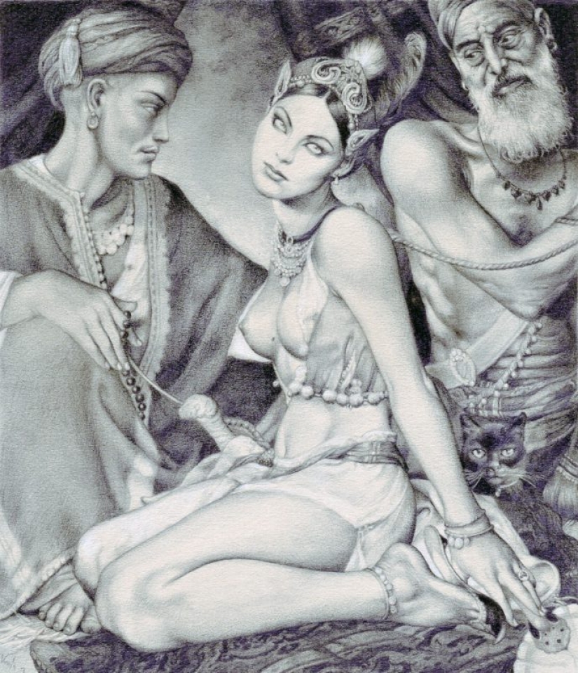 Incontrolada de la sexualidad en las pinturas Vani Zhuravliova Incontrolada de la sexualidad en las pinturas Vani Zhuravliova