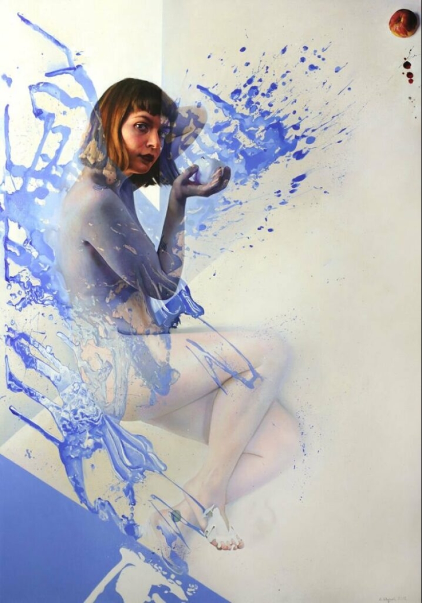 Increíble fotorrealismo de pinturas eróticas de Anna Vypykh